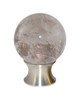 Gemstone Hardware, Smokey Quartz, Cabinet Knob, Satin Nickel - knob only