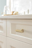 Amerock, Ballard, 2" Pull Knob, Golden Champagne - installed 1 Amerock, Ballard, 2" Pull Knob, Golden Champagne - installed 1