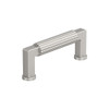 Amerock, Ballard, 3" (76mm) Straight Pull, Satin Nickel