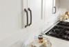 Amerock, Bellamy, 3 3/4" (96mm) Curved Pull, Oil Rubbed Bronze - installed 1