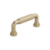 Amerock, Cowrie, 3" (76mm) Straight Pull, Golden Champagne