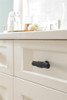 Amerock, Faraday, 2" Pull Knob, Matte Black - installed 1