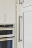 Amerock, Faraday, 8 13/16" (224mm) Straight Pull, Satin Nickel - installed 1 Amerock, Faraday, 8 13/16" (224mm) Straight Pull, Satin Nickel - installed 1