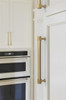 Amerock, Farewind, 7 9/16" (192mm) Straight Pull, Champagne Bronze - installed 1 Amerock, Farewind, 7 9/16" (192mm) Straight Pull, Champagne Bronze - installed 1