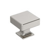 Amerock, Lintel, 1 1/4" (32mm)  Square Knob, Satin Nickel Amerock, Lintel, 1 1/4" (32mm)  Square Knob, Satin Nickel