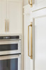 Amerock, Maymont, 10 1/16" (256mm) Pull Backplate, Champagne Bronze - installed 2 Amerock, Maymont, 10 1/16" (256mm) Pull Backplate, Champagne Bronze - installed 2