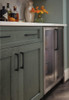 Amerock, Merced, 12" (305mm) Straight Appliance Pull, Matte Black - installed 1