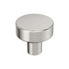 Amerock, Merced, 1 1/4" (32mm)  Round Knob, Satin Nickel
