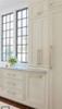 Amerock, Merced, 8 13/16" (224mm) Straight Pull, Golden Champagne - installed 1 Amerock, Merced, 8 13/16" (224mm) Straight Pull, Golden Champagne - installed 1