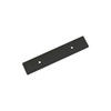Amerock, Thoreau, 3" (76mm) Pull Backplate, Matte Black