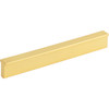 Elements, Brewer, 5 1/16" (128mm) Straight Pull, Brushed Gold