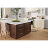 Jeffrey Alexander, Ogden, 8 13/16" (224mm) Straight Pull, Satin Bronze- installed 2