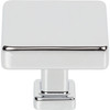 Jeffrey Alexander, Nash, 1 3/8" Square Knob, Polished Chrome - image 2