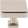 Jeffrey Alexander, Nash, 1 3/8" Square Knob, Polished Nickel - image 2