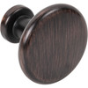 Jeffrey Alexander, Weser, 1 3/8" (35mm) Round Knob, Brushed Oil Rubbed Bronze - image 2