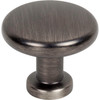 Jeffrey Alexander, Weser, 1 3/8" (35mm) Round Knob, Brushed Pewter