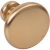Jeffrey Alexander, Weser, 1 3/8" (35mm) Round Knob, Satin Bronze - image 2