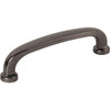 Jeffrey Alexander, Weser, 3 3/4" (96mm) Curved Pull, Brushed Pewter