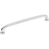 Jeffrey Alexander, Weser, 7 9/16" (192mm) Curved Pull, Polished Chrome