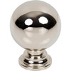 Jeffrey Alexander, Davis, 1 1/8" Round Knob, Polished Nickel