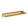 Baldwin, 10" Transitional Backplate, Unlacquered Brass