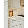 Top Knobs, Pemberton, Lavington, 6 5/16" (160mm) Straight Pull, Honey Bronze - installed 2