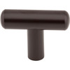 Jeffrey Alexander, Key Largo, 1 7/8" (48mm) T-Knob, Dark Bronze - alternate view