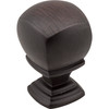 Jeffrey Alexander, Katharine, 7/8" Square Knob, Brushed Oil Rubbed Bronze