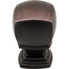 Jeffrey Alexander, Katharine, 1" Square Knob, Brushed Oil Rubbed Bronze - alternate view