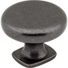 Jeffrey Alexander, Belcastel 1, 1 3/8" Round Knob, Gunmetal