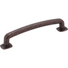 Jeffrey Alexander, Belcastel 1, 5 1/16" (128mm) Curved Pull, Distressed Oil Rubbed Bronze