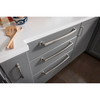 Jeffrey Alexander, Belcastel 1, 12" (305mm) Appliance Pull, Satin Nickel - installed 4