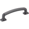 Jeffrey Alexander, Belcastel 1, 3 3/4" (96mm) Curved Pull, Gunmetal