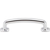 Jeffrey Alexander, Belcastel 1, 3 3/4" (96mm) Curved Pull, Polished Chrome - alternate view