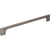 Jeffrey Alexander, Leyton, 8 13/16" (224mm) Straight Pull, Brushed Pewter