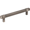 Jeffrey Alexander, Zane, 5 1/16" (128mm) Bar Pull, Brushed Pewter