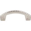 Jeffrey Alexander, Rhodes, 3" Curved Pull, Satin Nickel - alternate view