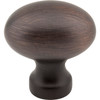 Jeffrey Alexander, Bordeaux, 1 3/16" Oval Knob, Brushed Oil Rubbed Bronze - alternate view