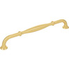 Jeffrey Alexander, Tiffany, 8 13/16" (224mm) Straight Pull, Brushed Gold