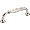 Jeffrey Alexander, Tiffany, 3 3/4" (96mm) Straight Pull, Polished Nickel