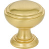 Jeffrey Alexander, Tiffany, 1 1/4" Round Knob, Brushed Gold