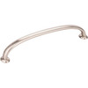 Jeffrey Alexander, Hudson, 6 5/16" (160mm) Curved Pull, Satin Nickel