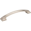 Jeffrey Alexander, Annadale, 6 5/16" (160mm) Curved Pull, Satin Nickel