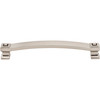 Jeffrey Alexander, Delmar, 6 5/16" (160mm) Curved Pull, Satin Nickel - alternate view