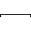 Top Knobs, Nouveau, 12 5/8" (320mm) Square Bar Pull, Flat Black