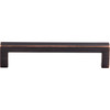 Top Knobs, Nouveau, 5 1/16" (128mm) Square Bar Pull, Tuscan Bronze