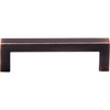 Top Knobs, Nouveau, 3 3/4" (96mm) Square Bar Pull, Tuscan Bronze