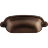 Top Knobs, Dakota, Charlotte, 2 9/16" Cup Pull, Oil Rubbed Bronze