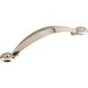 Top Knobs, Dakota, Angle, 3 3/4" (96mm) Curved Pull, Polished Nickel - alt view