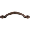 Top Knobs, Dakota, Angle, 3" Curved Pull, Patina Rouge